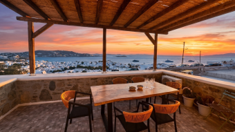 Mykonos-Cooking class and sunset view (cruise travelers)